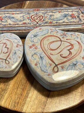 Set of THREE (3) Brighton Jewelry Tins-Empty